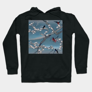 Cherry blossom with birds Hoodie